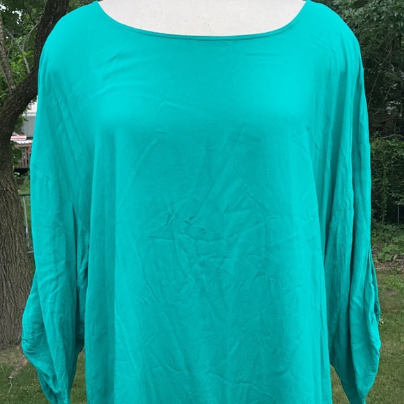 ⚜️Mint Green 3/4 Length Sleeve Old Navy Blouse! - Picture 2 of 9